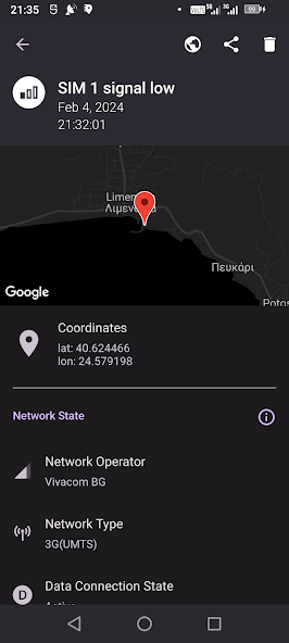 GSM Signal Monitor & SIM Info screenshot