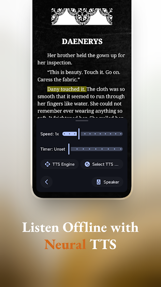 HandyReader: Read Books Aloud screenshot