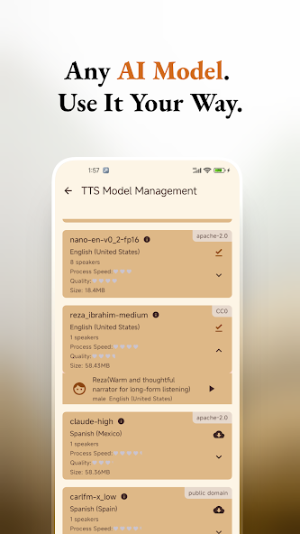 HandyReader: Read Books Aloud screenshot
