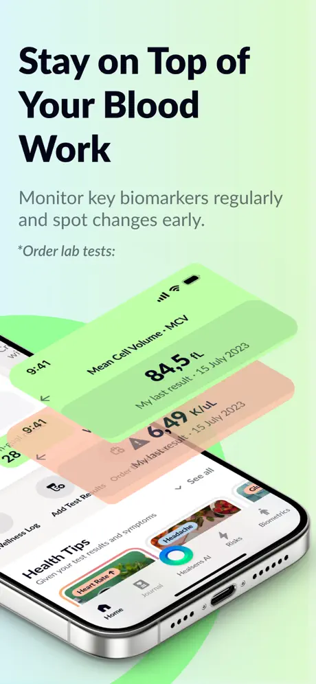 Healsens: health tracker screenshot
