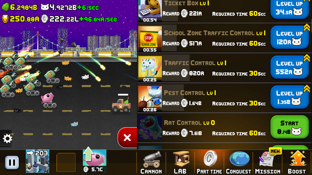 Idle Cat Cannon screenshot