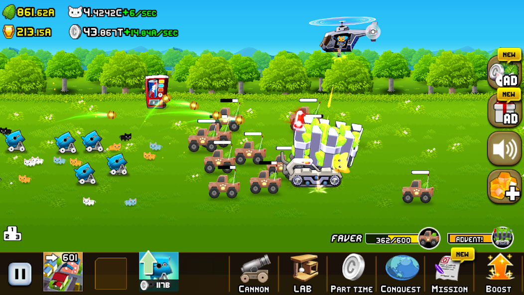Idle Cat Cannon screenshot