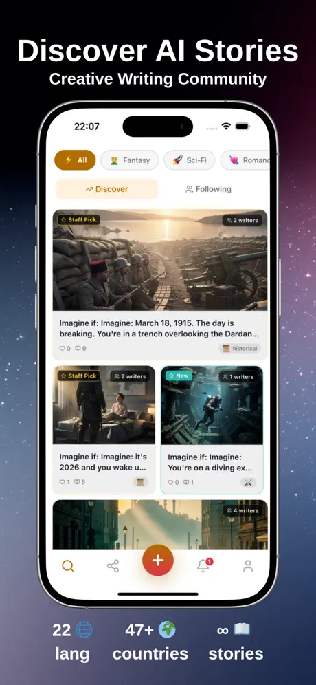 Imagine If - AI Story Writer screenshot