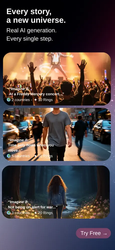 Imagine If - AI Story Writer screenshot