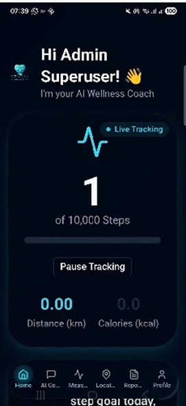 INTELLURA AI Wellness Coach screenshot