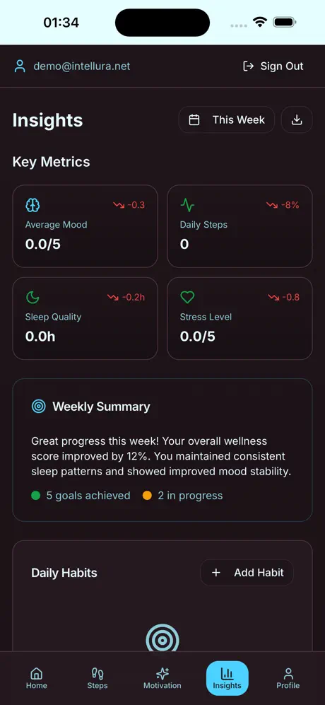 INTELLURA HARMONY screenshot