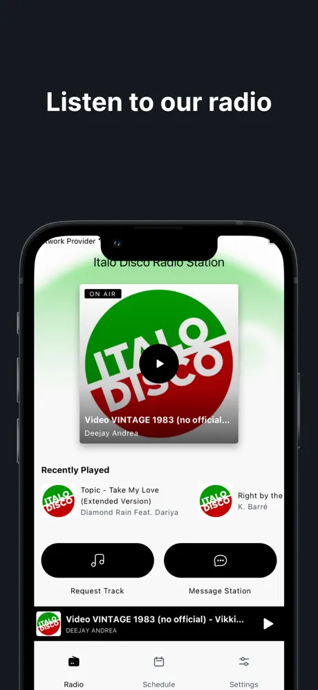 Italo Disco Radio Station screenshot