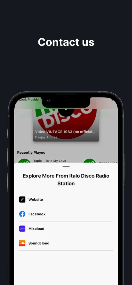 Italo Disco Radio Station screenshot