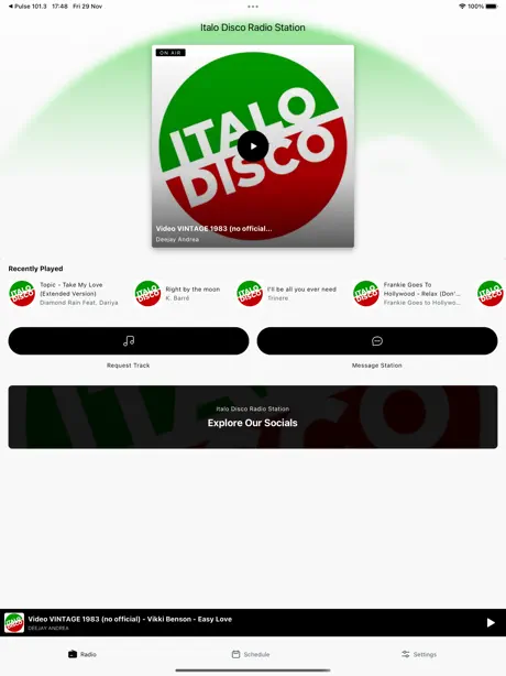 Italo Disco Radio Station screenshot