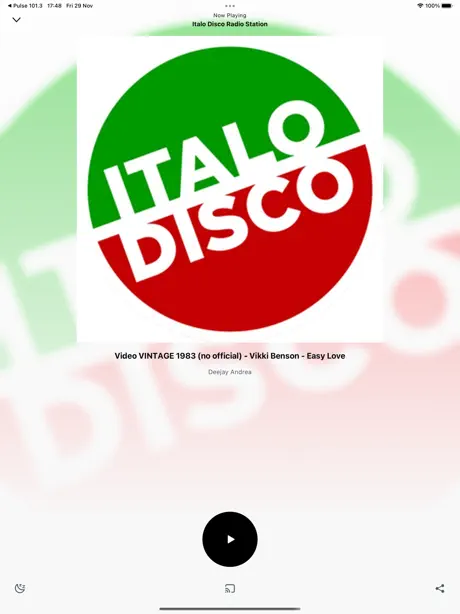 Italo Disco Radio Station screenshot