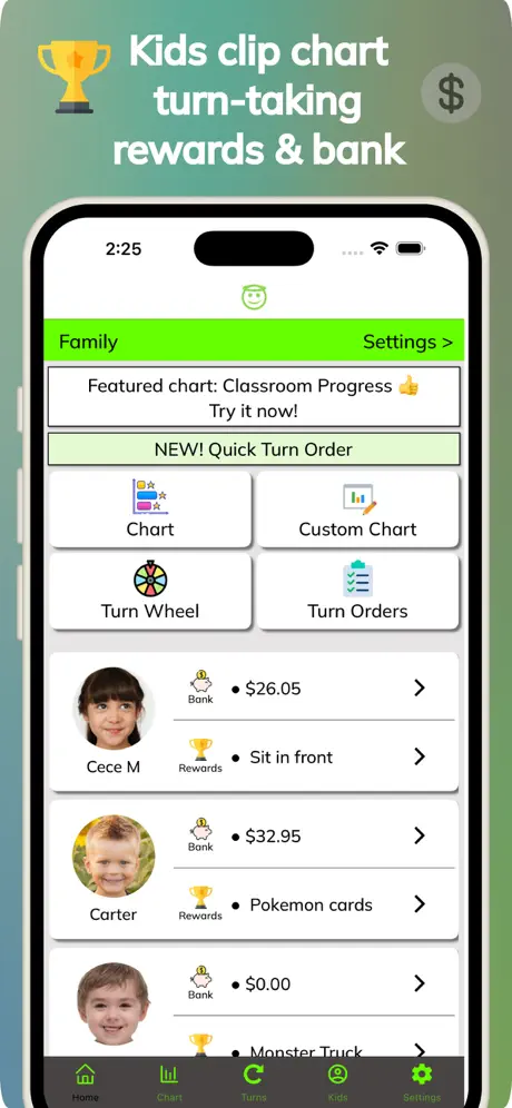 Kidlatta: Chart, Turn-Taking screenshot