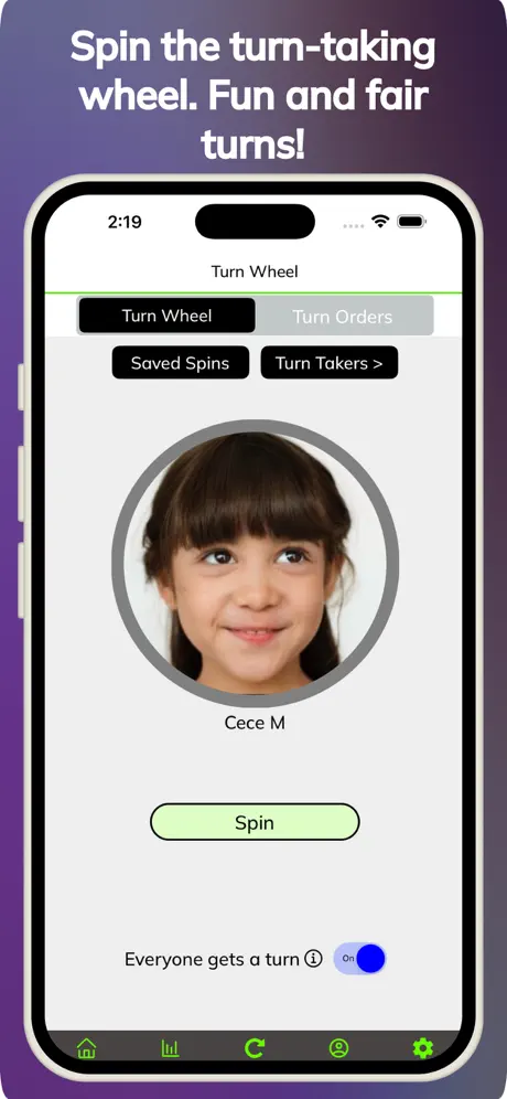 Kidlatta: Chart, Turn-Taking screenshot