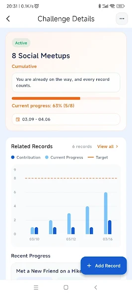 Life Trace: Life Log & Goals screenshot
