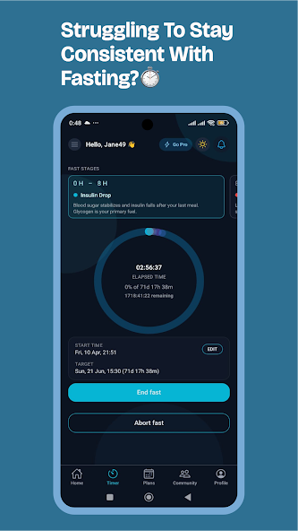 LifeFast: Fasting Tracker screenshot