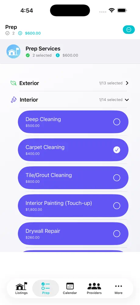 ListingPrep screenshot