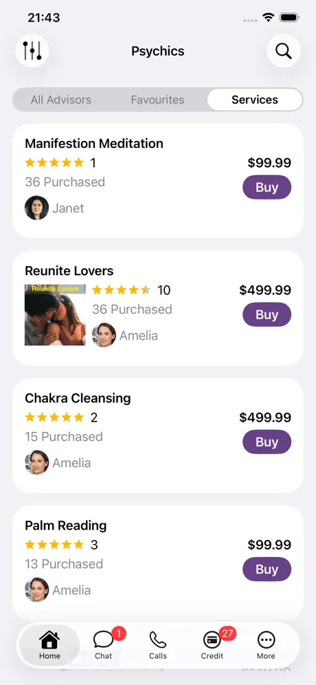Live Psychic Chat screenshot