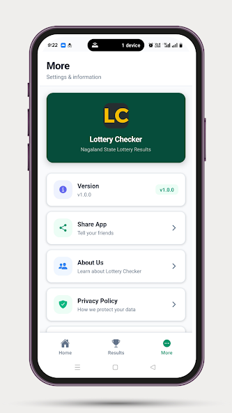 Lottery Checker : Dear Lottery screenshot