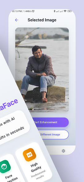 LuminaFace: AI Face Enhancer screenshot