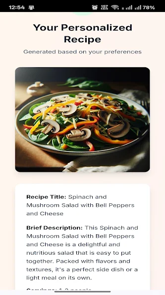 Maison Foodie Recipe App screenshot