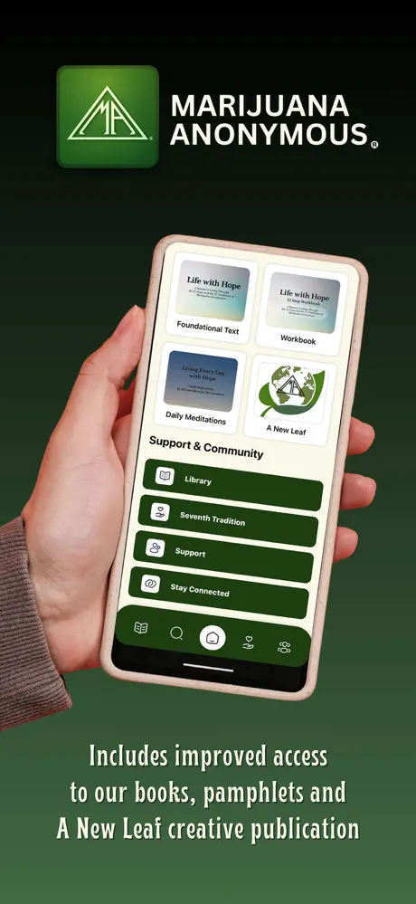 Marijuana Anonymous App screenshot