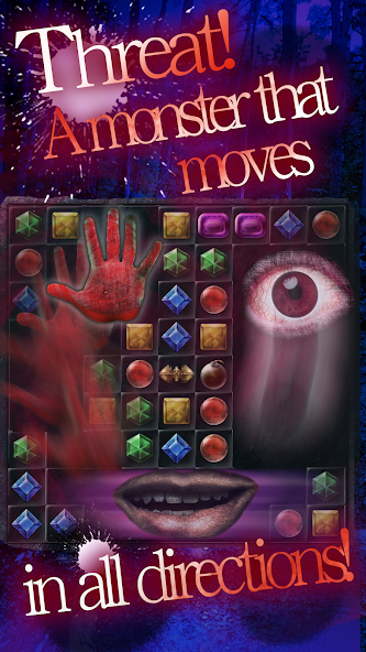 Match 3 Bizarre Horror Puzzle screenshot