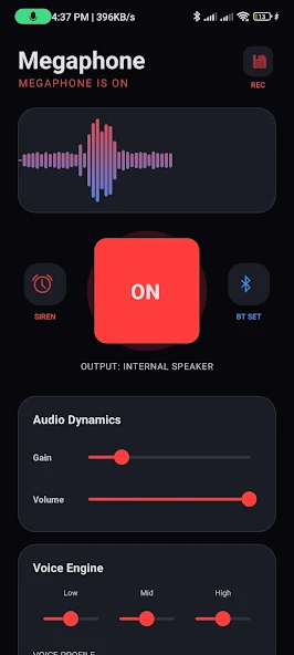 Megaphone: Mic to BT Speaker screenshot