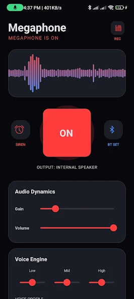 Megaphone: Mic to BT Speaker screenshot