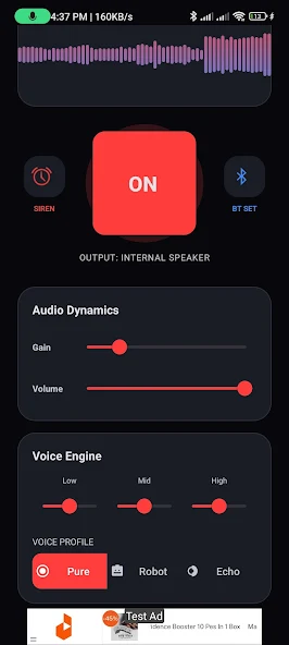 Megaphone: Mic to BT Speaker screenshot
