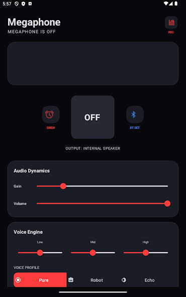 Megaphone: Mic to BT Speaker screenshot