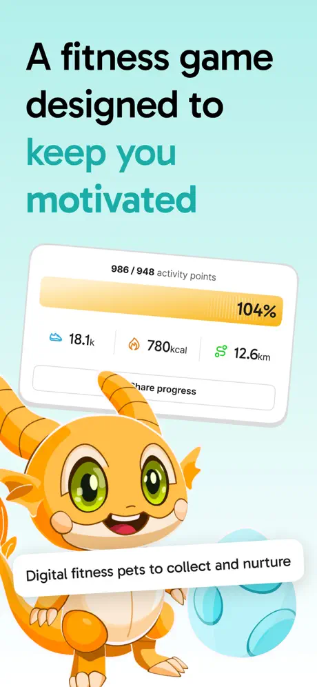 Motion: Steps & Fitness Game screenshot