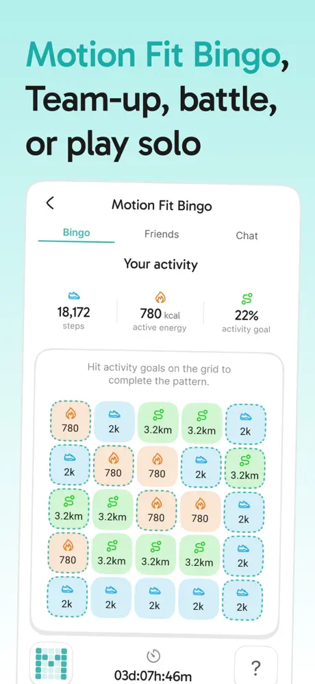 Motion: Steps & Fitness Game screenshot