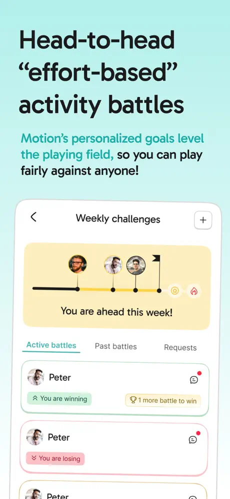 Motion: Steps & Fitness Game screenshot