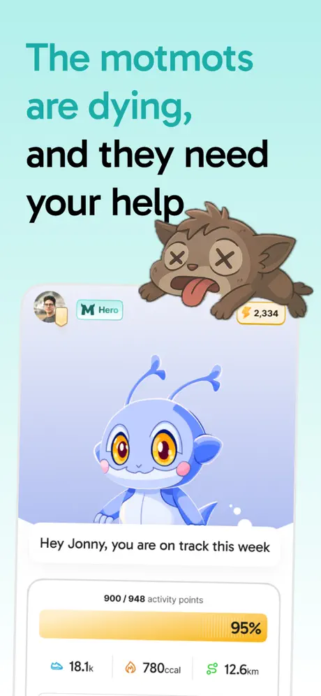 Motion: Steps & Fitness Game screenshot