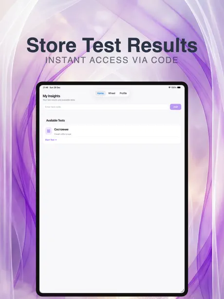 My Insights: Balance Wheel screenshot