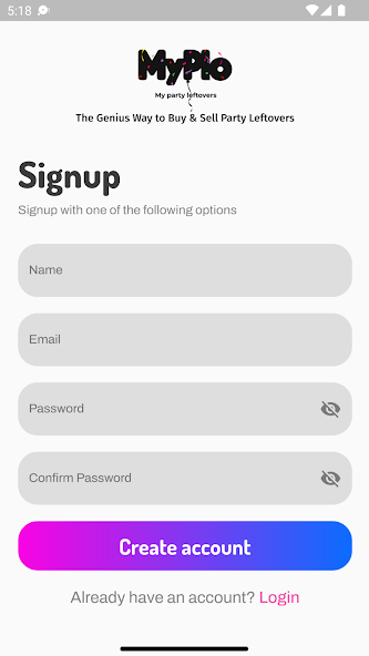 MyPlo: Party Supplies App screenshot