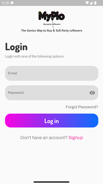 MyPlo: Party Supplies App screenshot