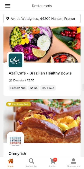 Naofood screenshot