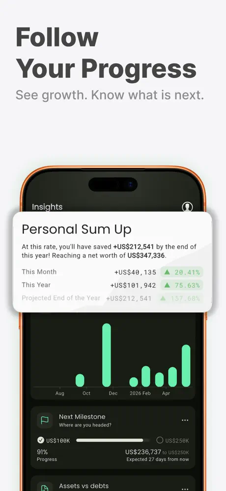 Net Worth Tracker - Worth it screenshot