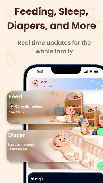Note Baby: Shared Baby Tracker screenshot