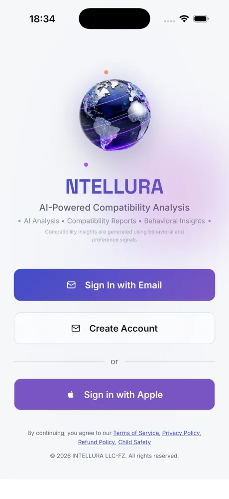 NTELLURA AI Compatibility screenshot