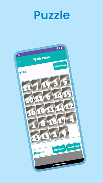 Number Sliding Puzzle screenshot