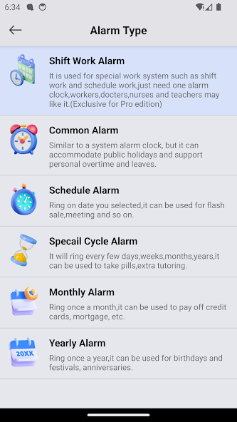 OK Alarm: Holiday & Shift Work screenshot