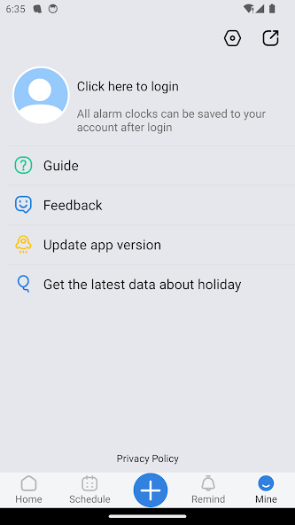OK Alarm: Holiday & Shift Work screenshot