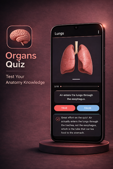 Organs Quiz screenshot