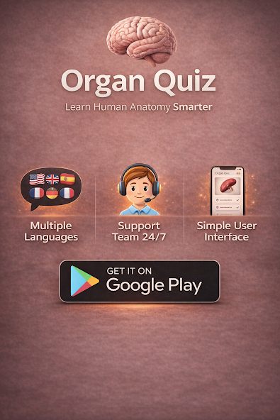 Organs Quiz screenshot