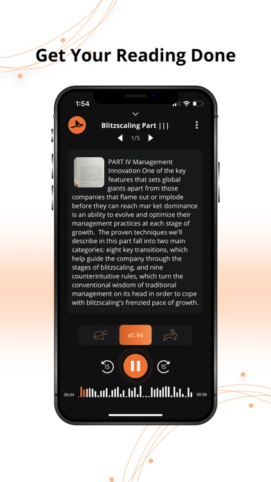 Oriole - Text to Speech Reader screenshot