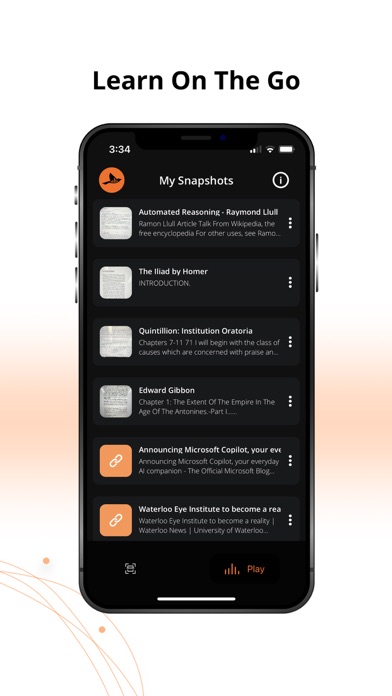 Oriole - Text to Speech Reader screenshot