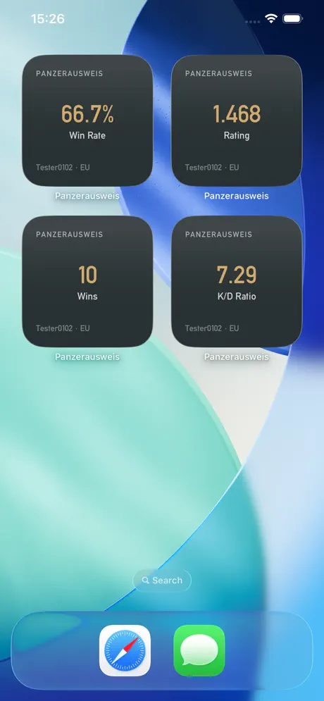 Panzerausweis screenshot