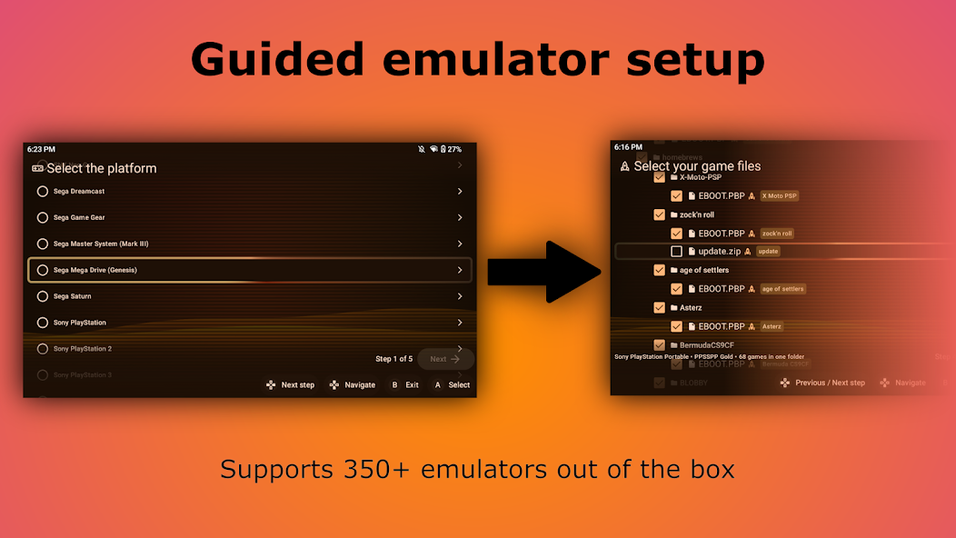 Papaya - Games Launcher screenshot