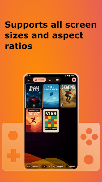 Papaya - Games Launcher screenshot